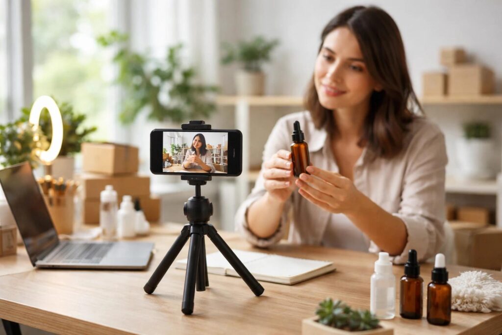 Sáng tạo nội dung marketing thu hút khách hàng trên nền tảng số.