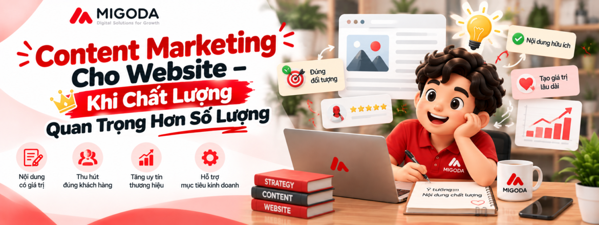Content Marketing Cho Website – Khi Chất Lượng Quan Trọng Hơn Số Lượng