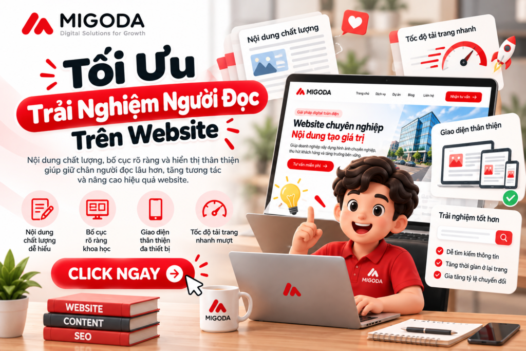 Tối Ưu Trải Nghiệm Người Đọc Trên Website